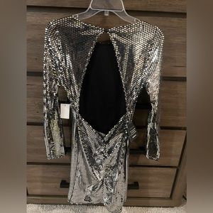 NEW!!!!! Silver sequence dress perfect for New Years